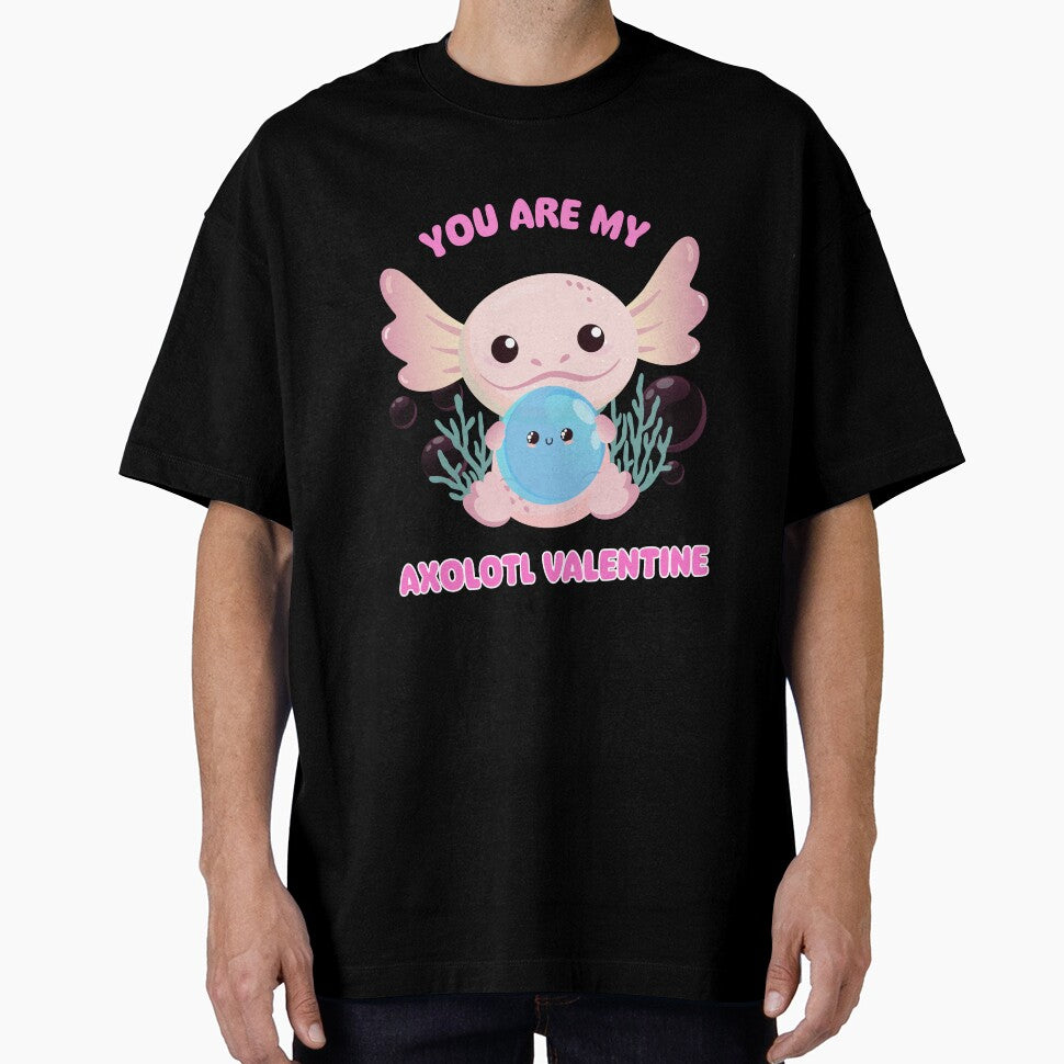 You Are My Axolotl Valentine - Axolotl Valentine's Day Gift Idea by Fede Prints