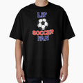 'Lil' Soccer Fan' (Black) by The Button Gal
