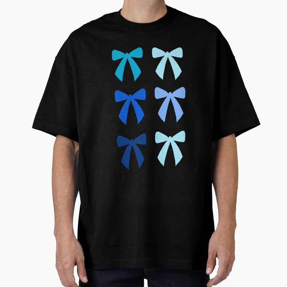blue bow by Paper Drip