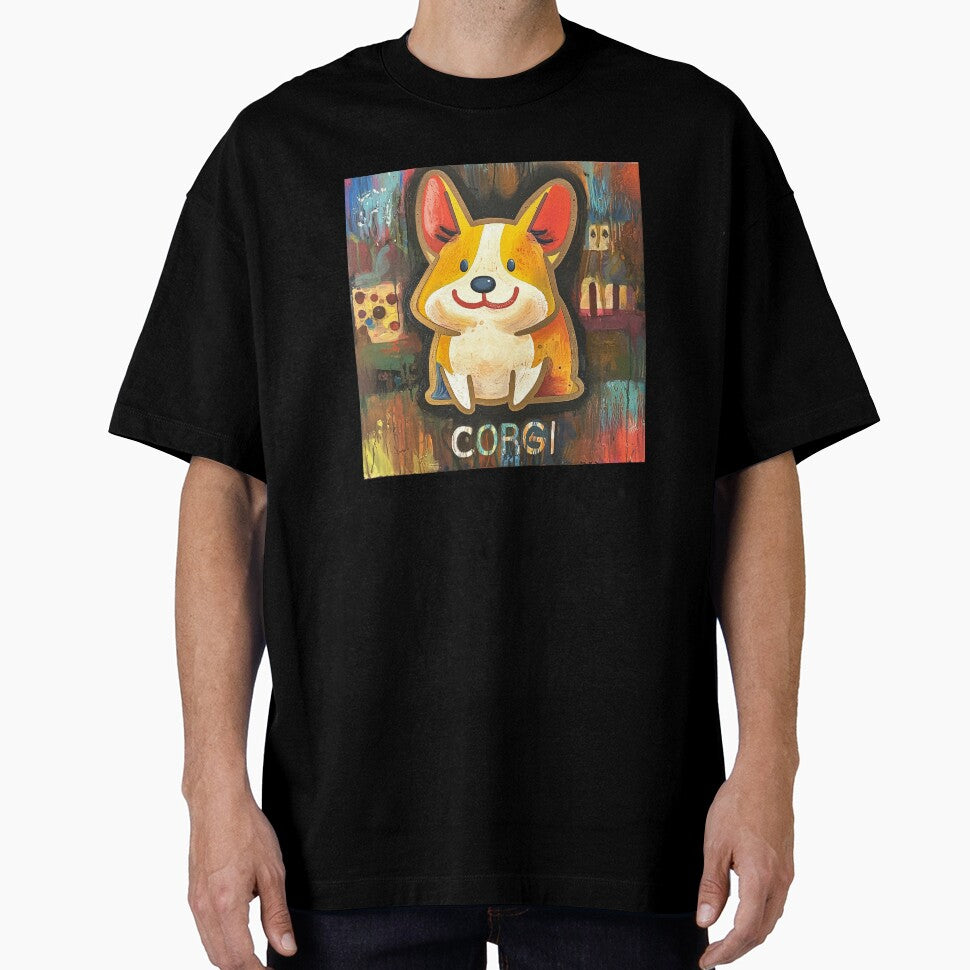 Corgi Series Star_Style A_001, dog animal funny cute T-Shirt shirt CorgiMANIA by aniMo Japan