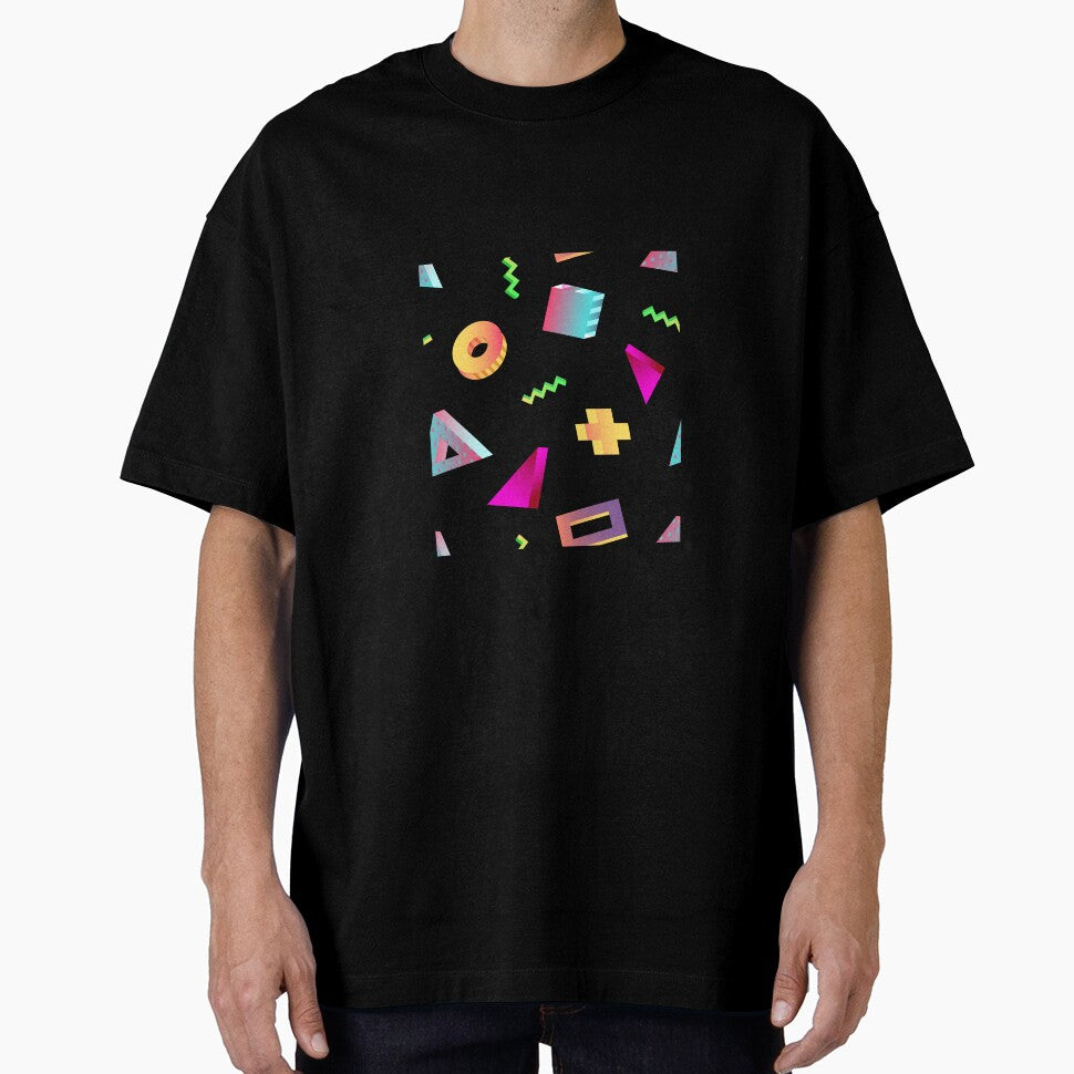 Colorful 80s Pop Funky Retro Memphis pattern by Shiraufa