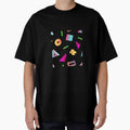 Colorful 80s Pop Funky Retro Memphis pattern by Shiraufa