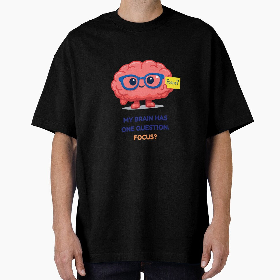 Funny ADHD Brain Focus T-Shirt Neurodivergent Gift by CHAOS_CLUB