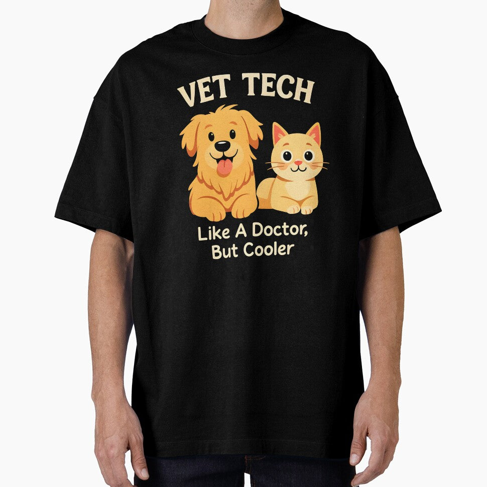 Vet Tech Like A Doctor But Cooler - Cute Dog and Cat by Trendora Stor