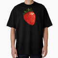 Strawberry Pattern - Black by Kelly  Gilleran
