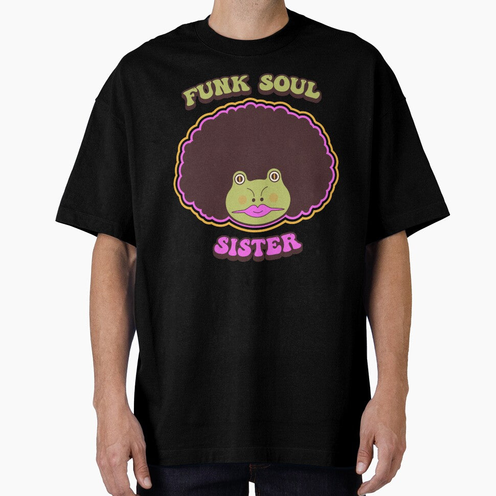 Funk Soul Sister - Retro groove frog design by Webstudio  2Amigos