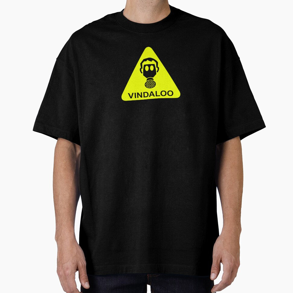 Vindaloo Gas Mask Funny Warning Sign by CreativeTwins