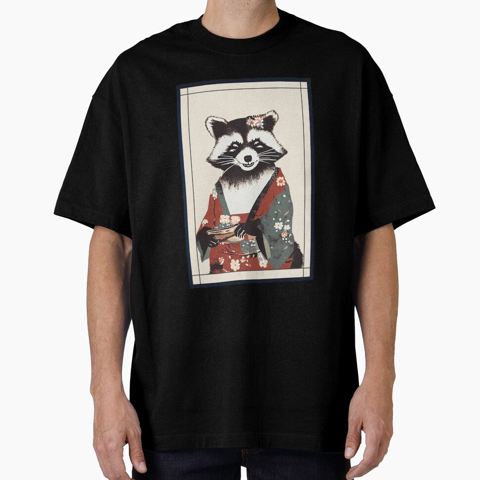Raccoon wear kimono japanese vintage by goodday Japan