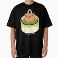 Cute Capybara Matcha Latte Bath - Kawaii Green Tea Onsen by Kanniax