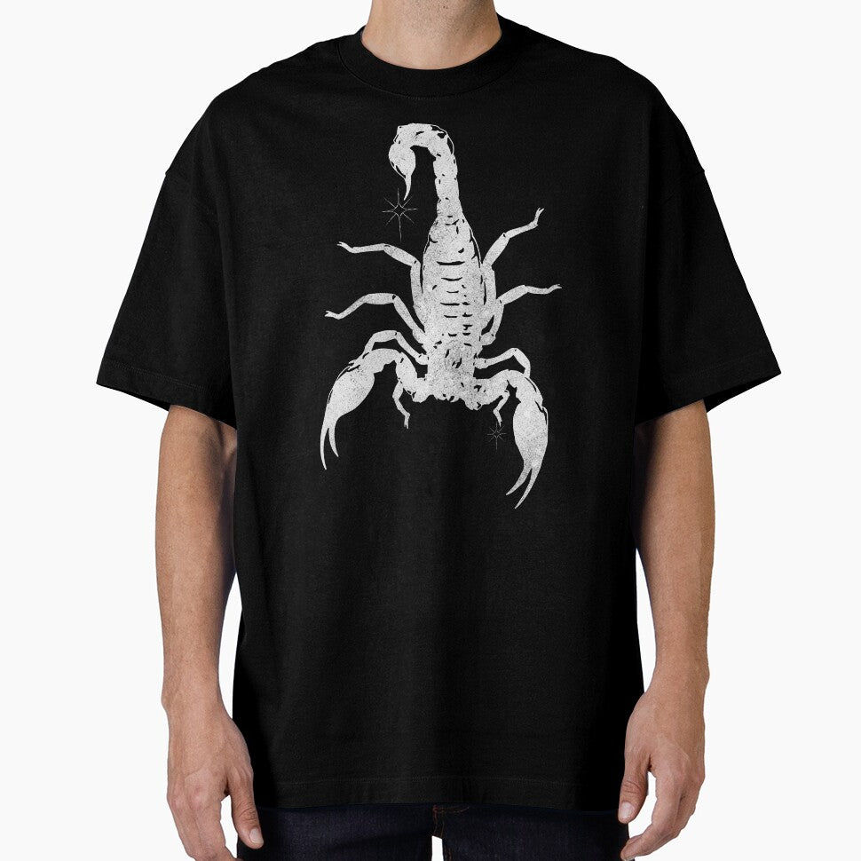 Retro Weathered Scorpion Goth Drawing by Arcane Orchid