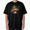 Cowboy Frog on a Mushroom, Frog Cowboy Hat by LittleLoveFinds