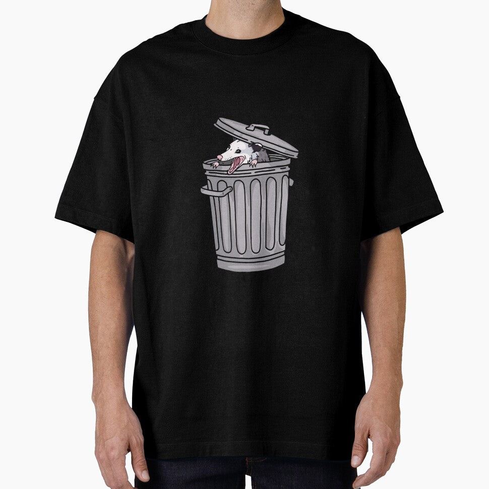 opossum trash cat by Claudia McQuilkin