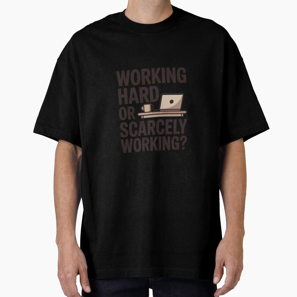 Working From Home T-Shirt – Funny Coffee Lover Remote Work Tee by Ashley critters