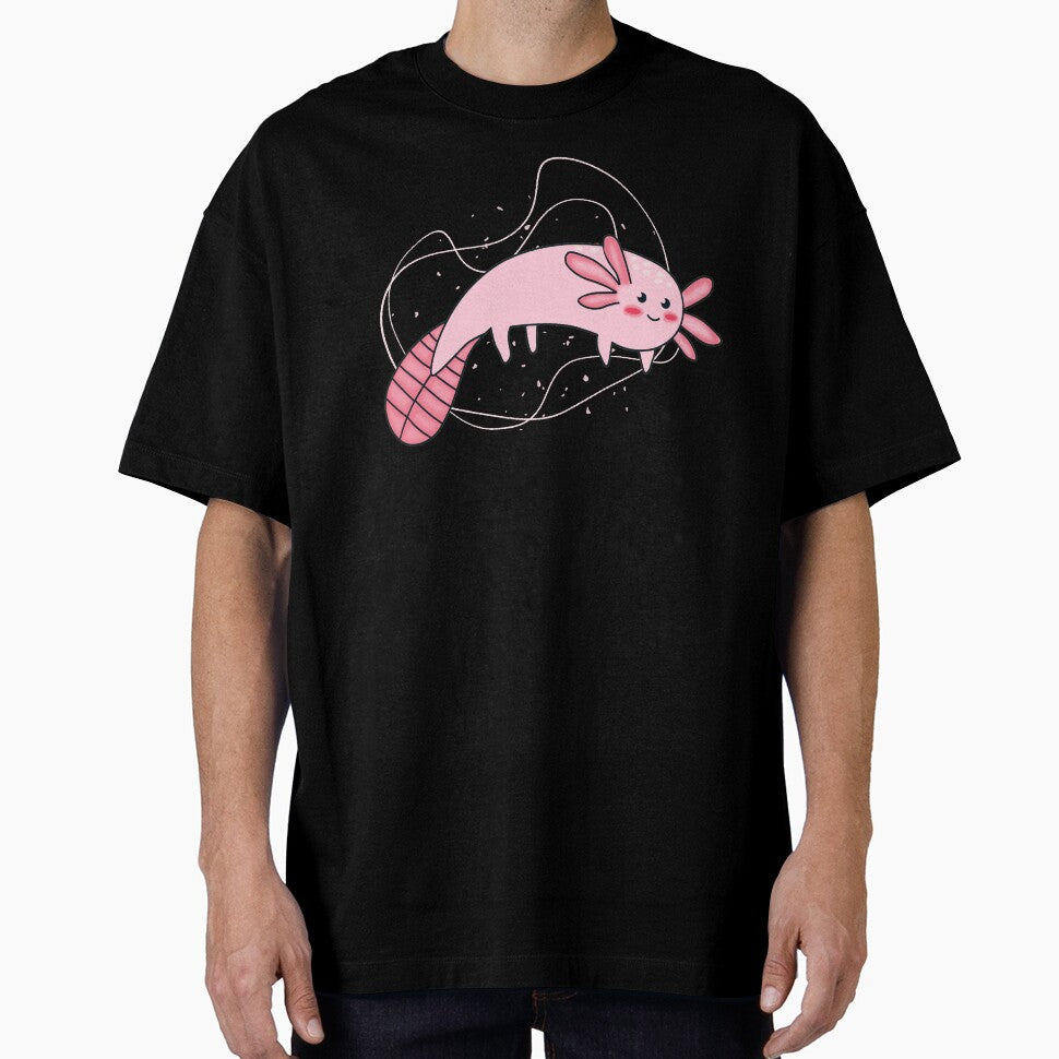 Just A Boy Who Loves Axolotls - Kawaii Axolotl - Cute Pink Axolotl by The Red Nox