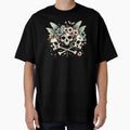 Enchanted Floral Skulls and Wings Fairycore Grunge Artwork by Unitepeople