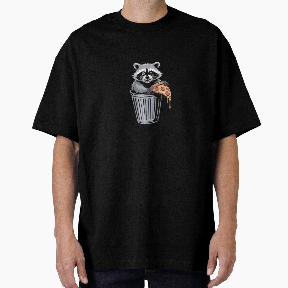 Trash Panda Pizza Lover - Live Fast Eat Trash Introvert Aesthetic by Mr-wow