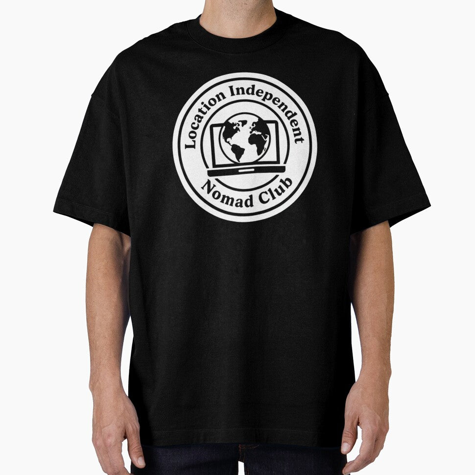 Location Independent Nomad Club – Digital Nomad Badge Design by ZYNORAworld