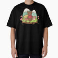 Bear and mushroom on a picnic by Lorajean Gudmundsen