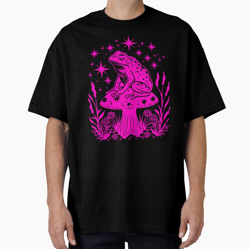Pink Celestial amphibian frog toad by EmeraldeaArt