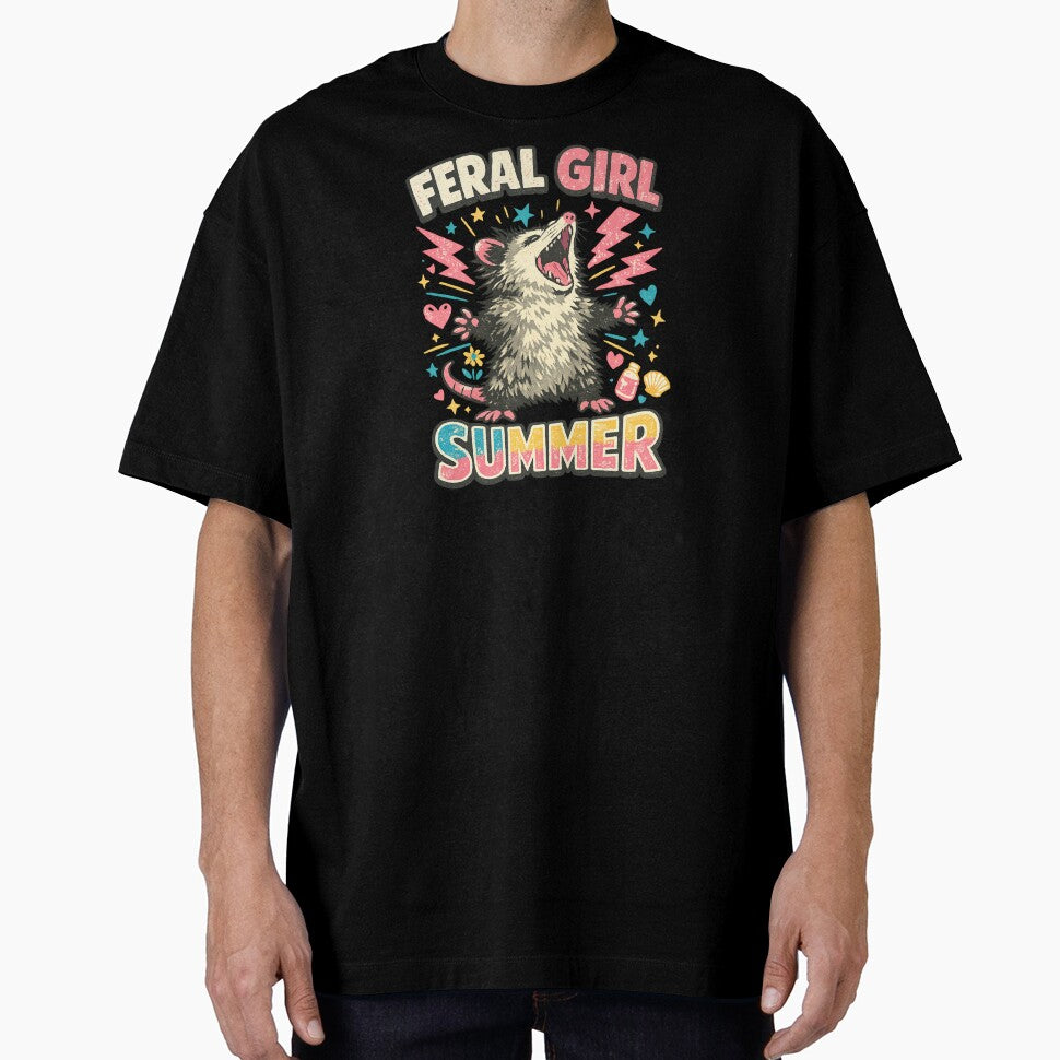 Feral Girl Summer Possum by FrameFlow