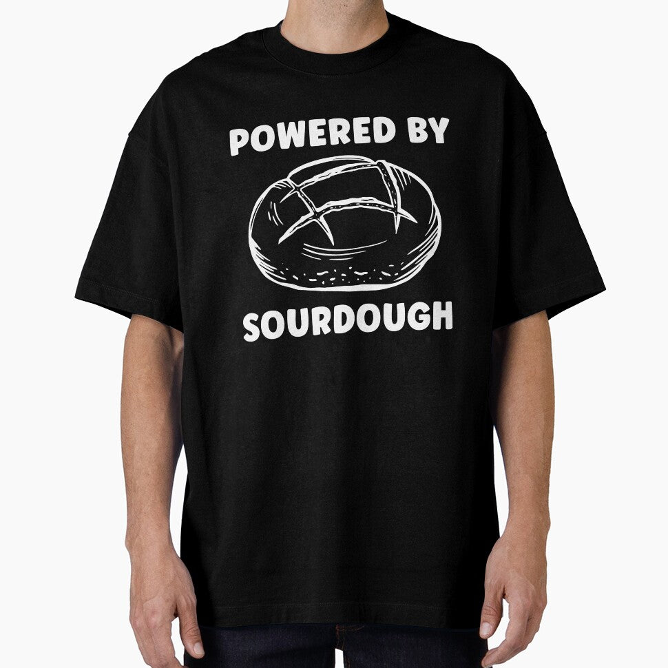 Powered by Sourdough Bread Funny Baking by BlueBerry-Pengu