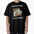 Who Let The Frogs Out Funny Frog Lover Gift by VectorForge