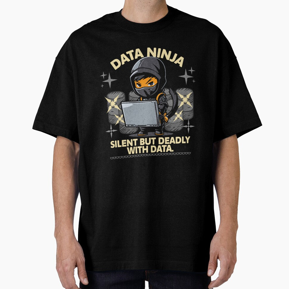 Data Ninja - Silent But Deadly with Data | Kawaii Style by Tee-Craftify