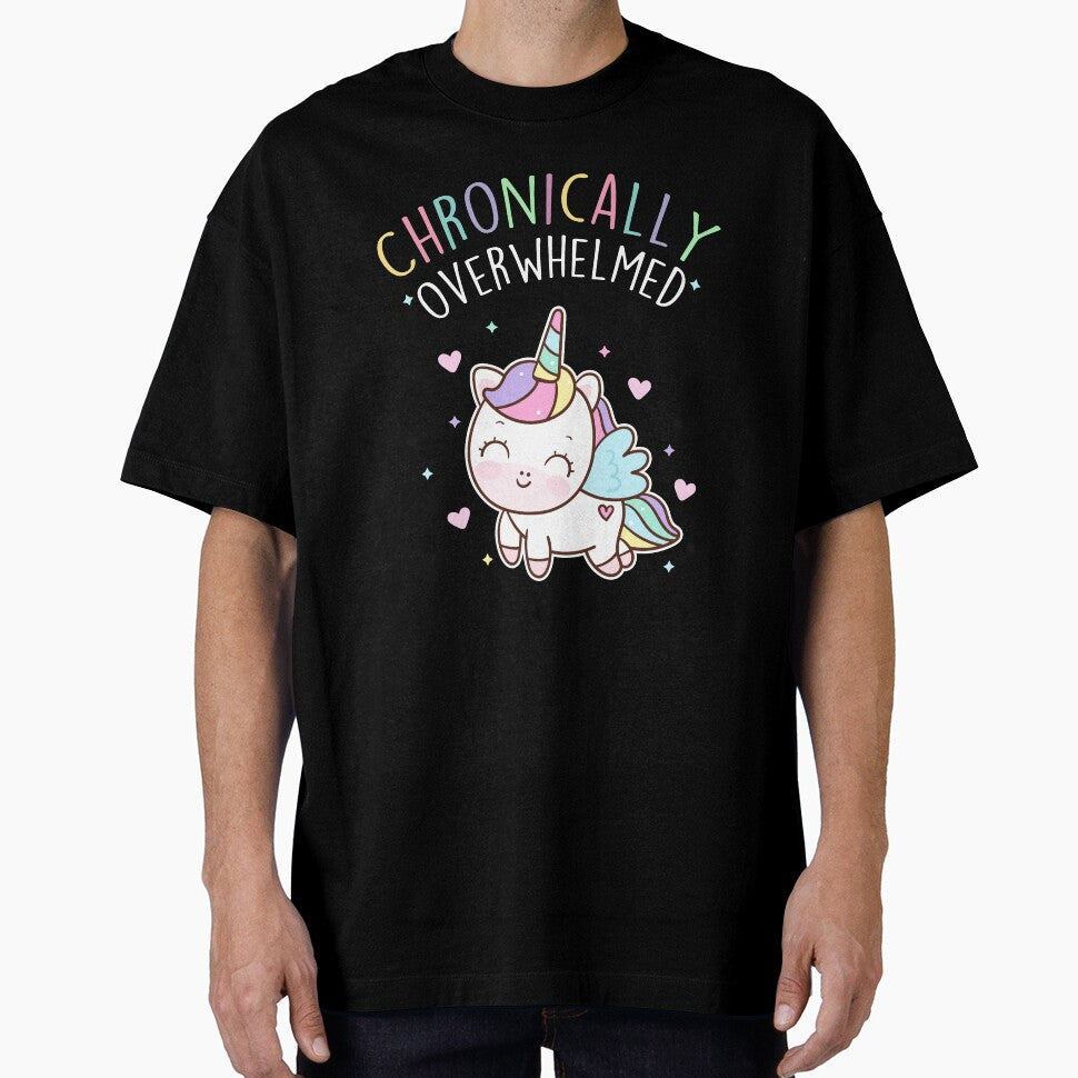 Chronically Overwhelmed ADHD Autism Unicorn by Clara Hollins
