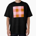 Peach and brown gingham by beesocks