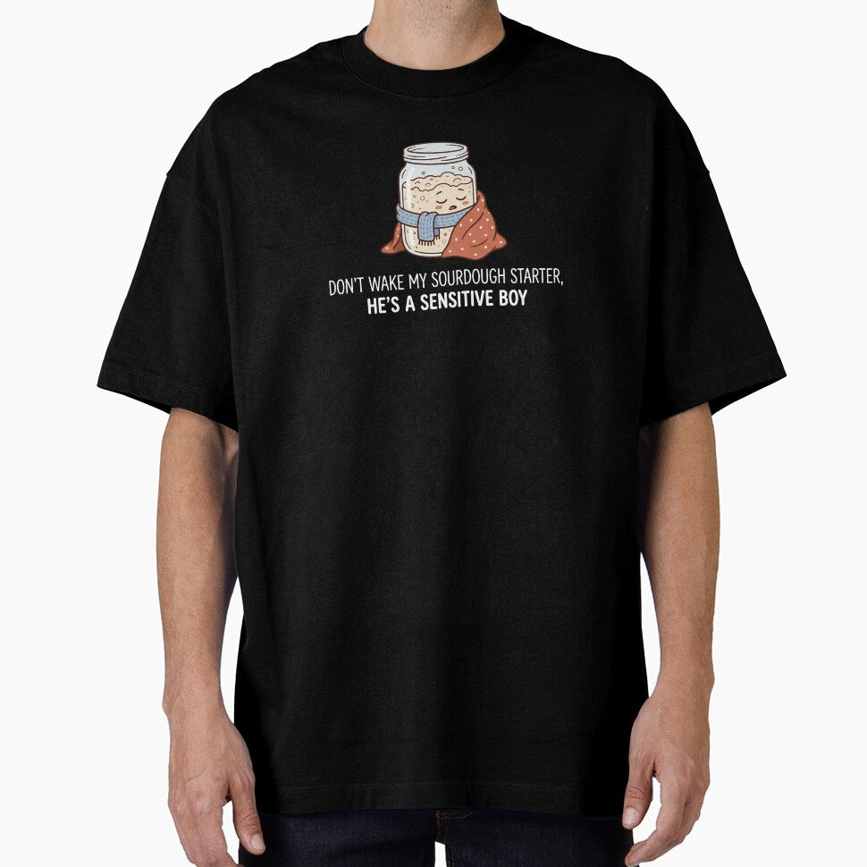 Sourdough Starter Sensitive Boy Funny Bread Baking by BrutOriginal