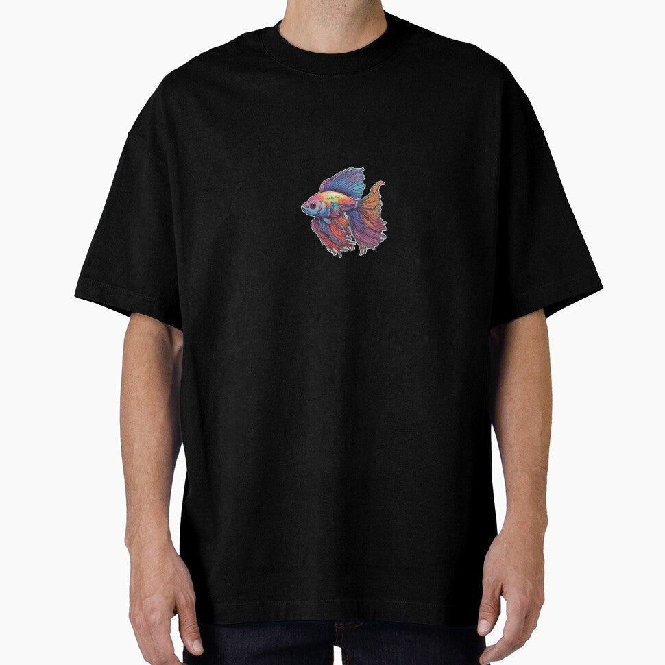Rainbow Betta Fish by cheri-lychee