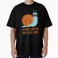 Living Life In The Slow Lane! Funny Snail Pun by PMCreative