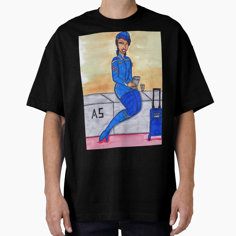 Air Hostess by Ronald Woods