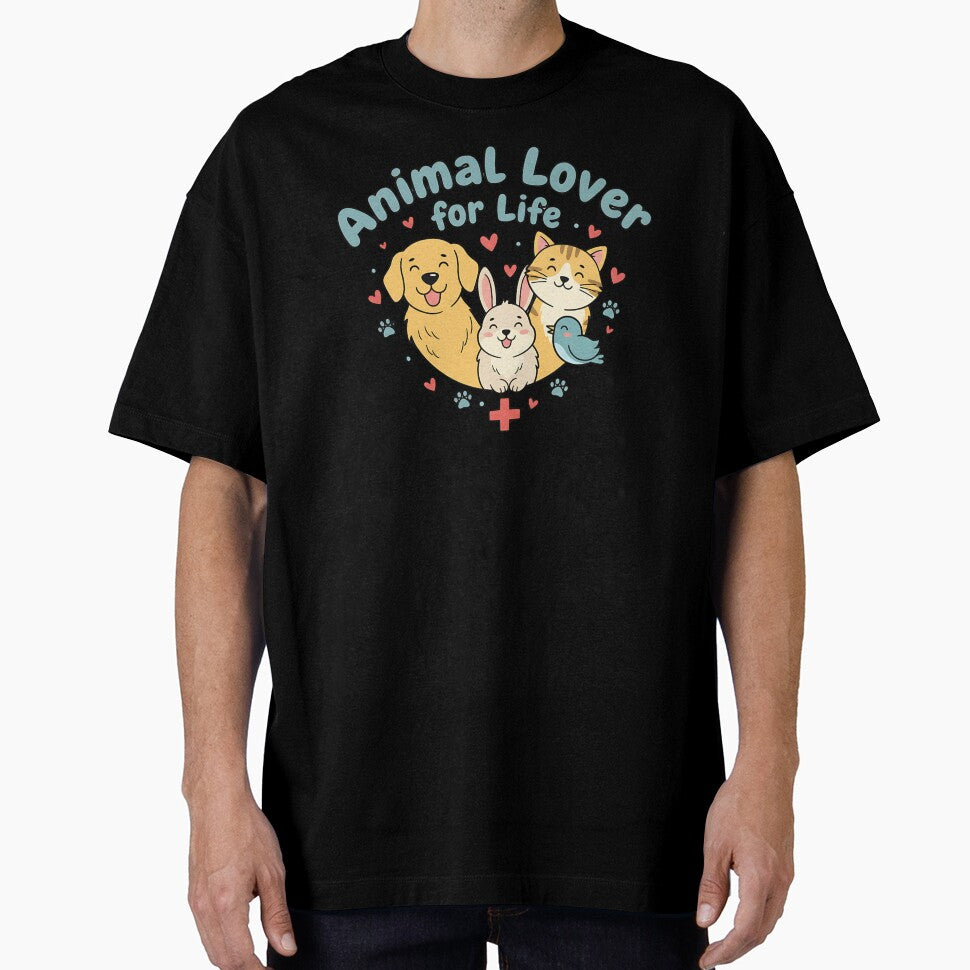 Animal Lover for Life – Cute Veterinarian Shirt by Muzgle