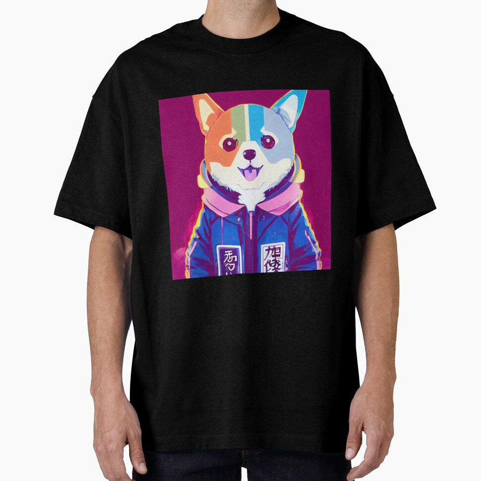 Cutest Corgi as retro anime by Studiowatermars