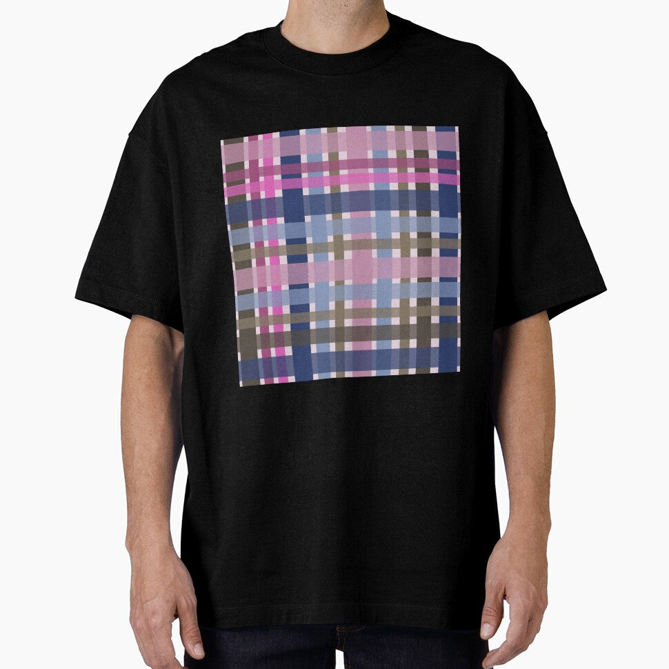 Double Check pink blue by FrancesPoff