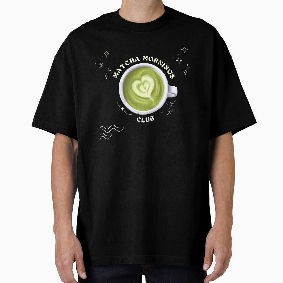 Matcha Mornings Club – Aesthetic Matcha Latte Design by aFewDesigns