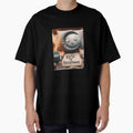 Sleepy Moon Quote – "Rest is Resistance" Empowering Sleepy Moon Design by ashokreddy343