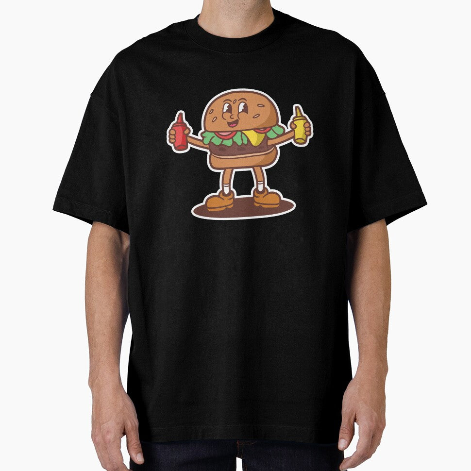 burger mascot by anggapajar