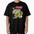 Frog Playing Banjo On Mushroom by tolivia