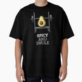 Spicy and Swole Avocado Gym TShirt by LoganMason24