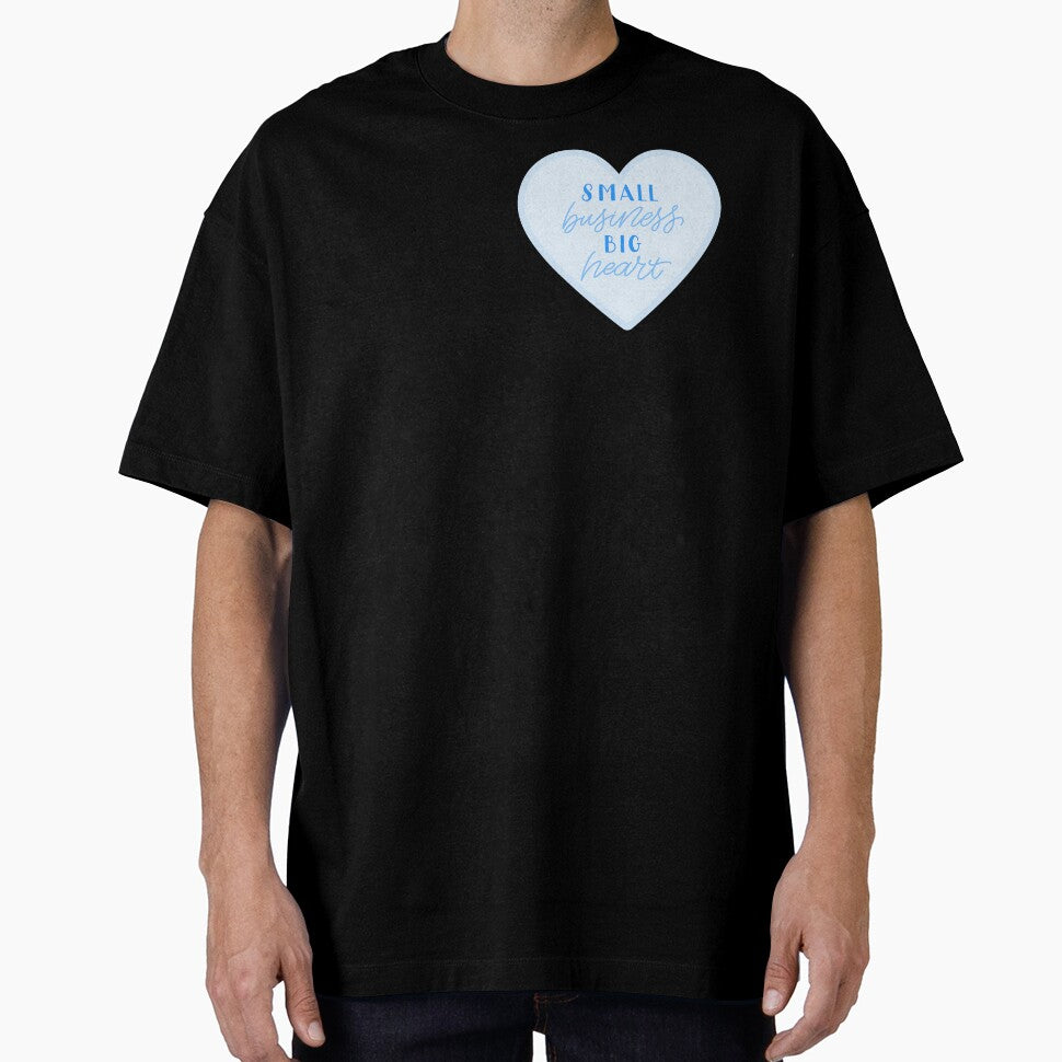 small business, big heart in blue by prismatic paper co