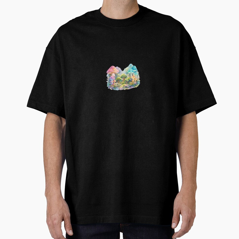 Enchanted Mushroom Forest - Fantasy Nature Sticker by Favorablegin