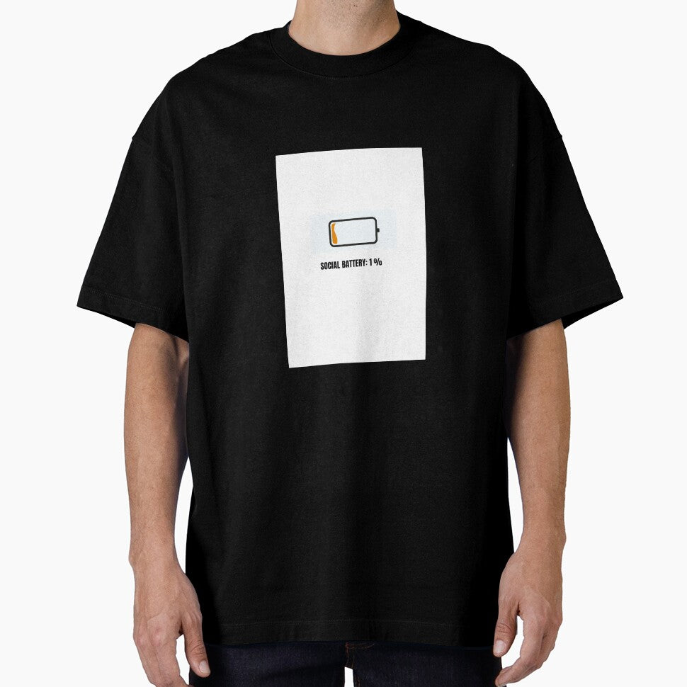 Social Battery 1% Low Energy Vibes by Susan-Naz