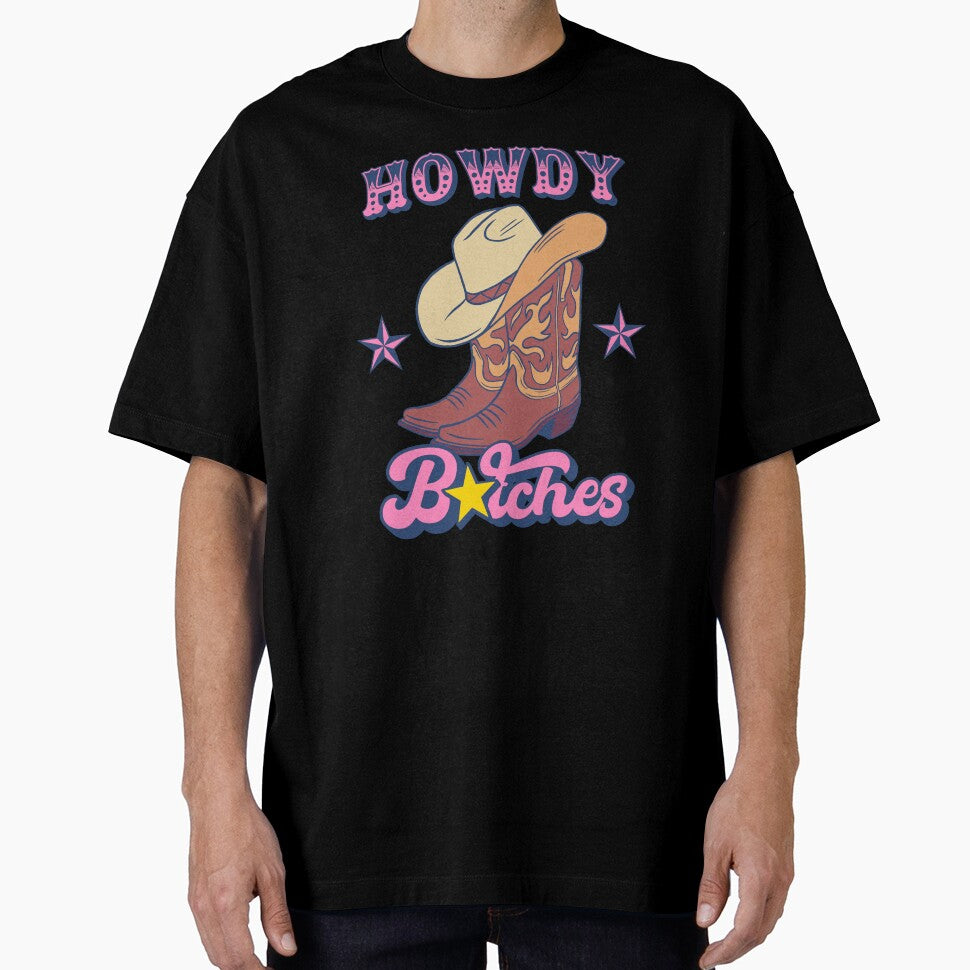 Howdy Bitches Funny Cowgirl Western by petestyles