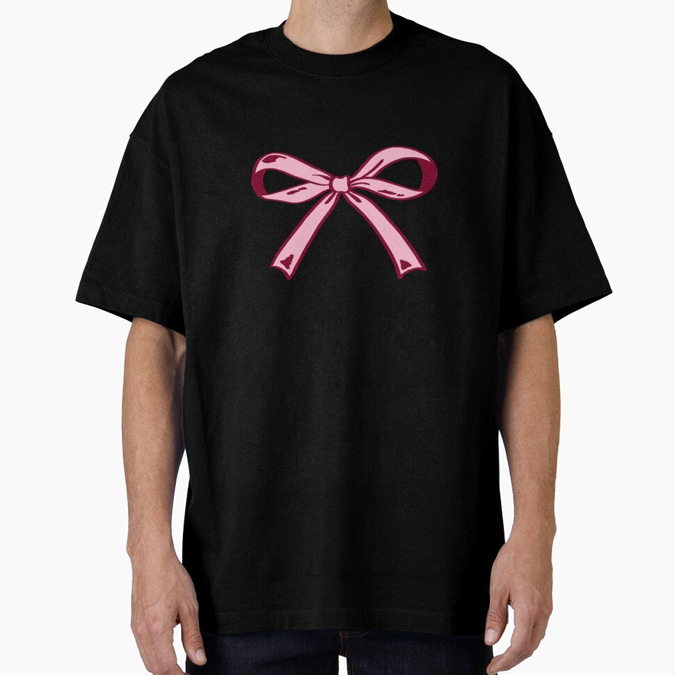 Pink Ribbon Bow Illustration by Kusaka.art