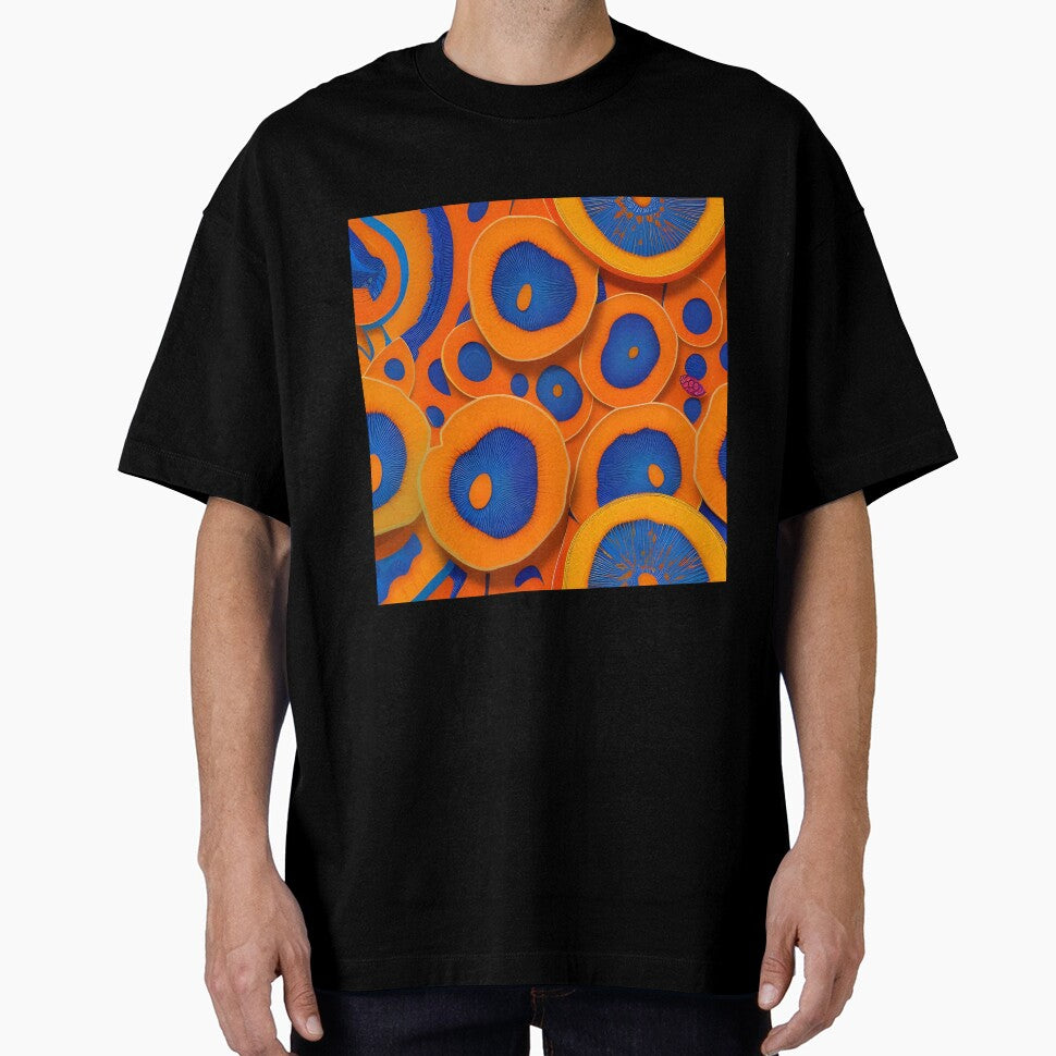 Vintage Pop Art Pattern Peach Fruits Art Design by PC-artist