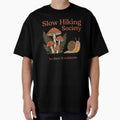 Slow Hiking Society Be There In A Minute Cute Snail Mushroom Forest by LakenDraphil