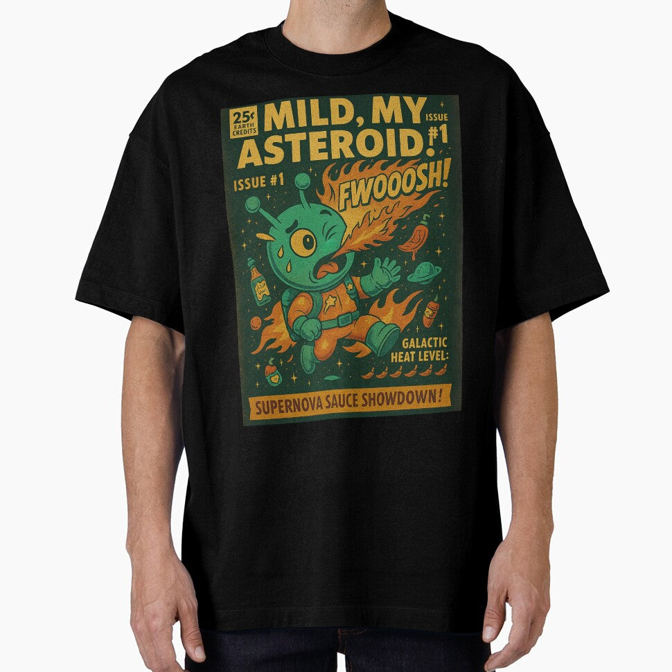 Mild, My Asteroid! – Spicy Space Comic Poster – Nommy’s Supernova Sauce Showdown by Astronomnom