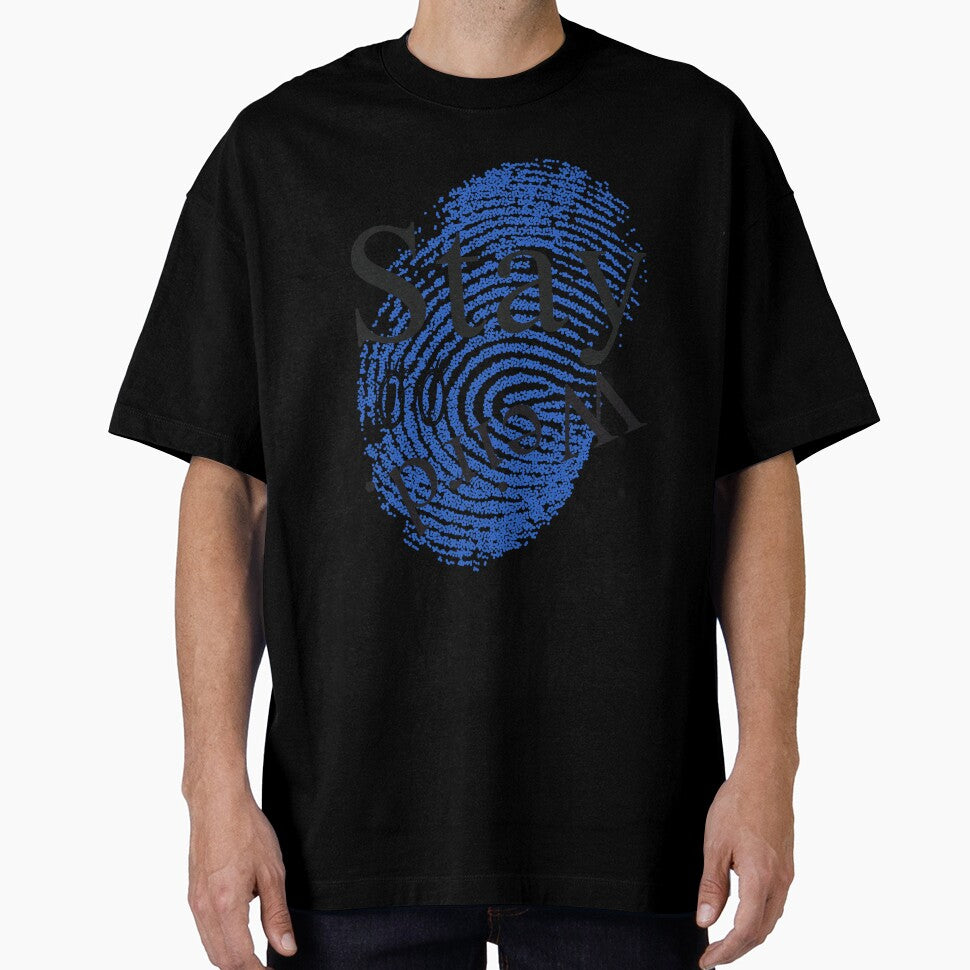 Stay Weird – Blue Fingerprint Identity by M22--